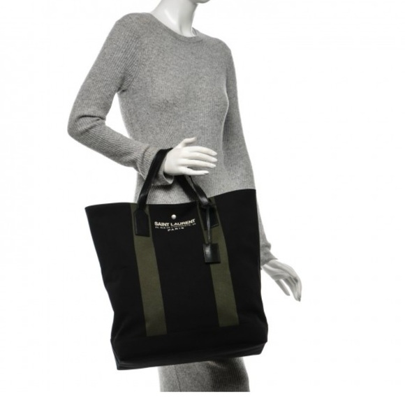 Saint Laurent Linen Handbag - Picture 6 of 6